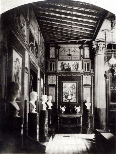 Intérieur du Palais Pompéien du Prince Napoléon - French Photographer